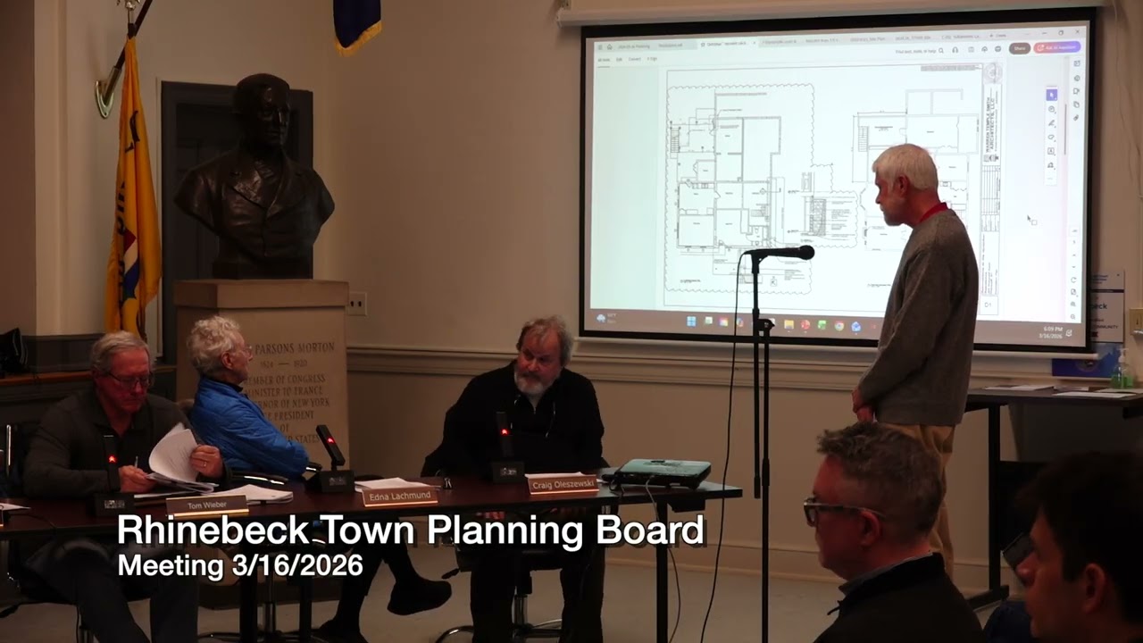 3-16-2026 Rhinebeck Town Planning Board Meeting