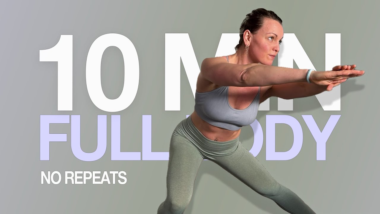 10 Minute Full Body HIIT | No Repeats | No Equipment