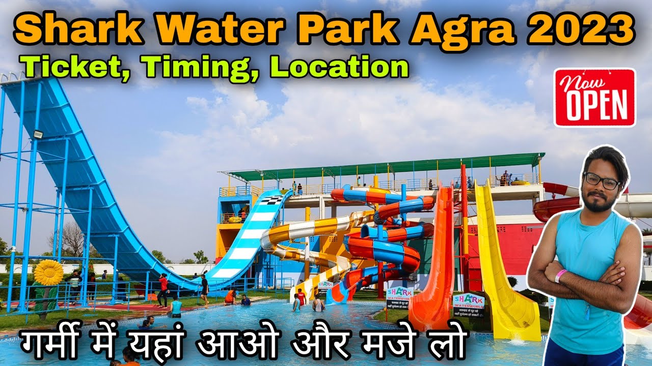 Shark water park - Agra/ Shark water park ticket, timings, location + all slides / Water park agra