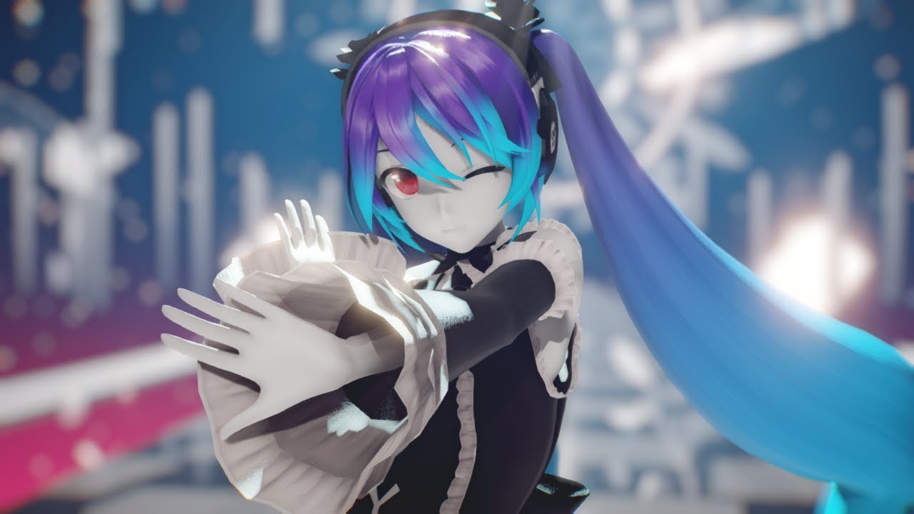 【MMD】 Electronica in Velvet Room【YYB初音ミク】4K 60FPS