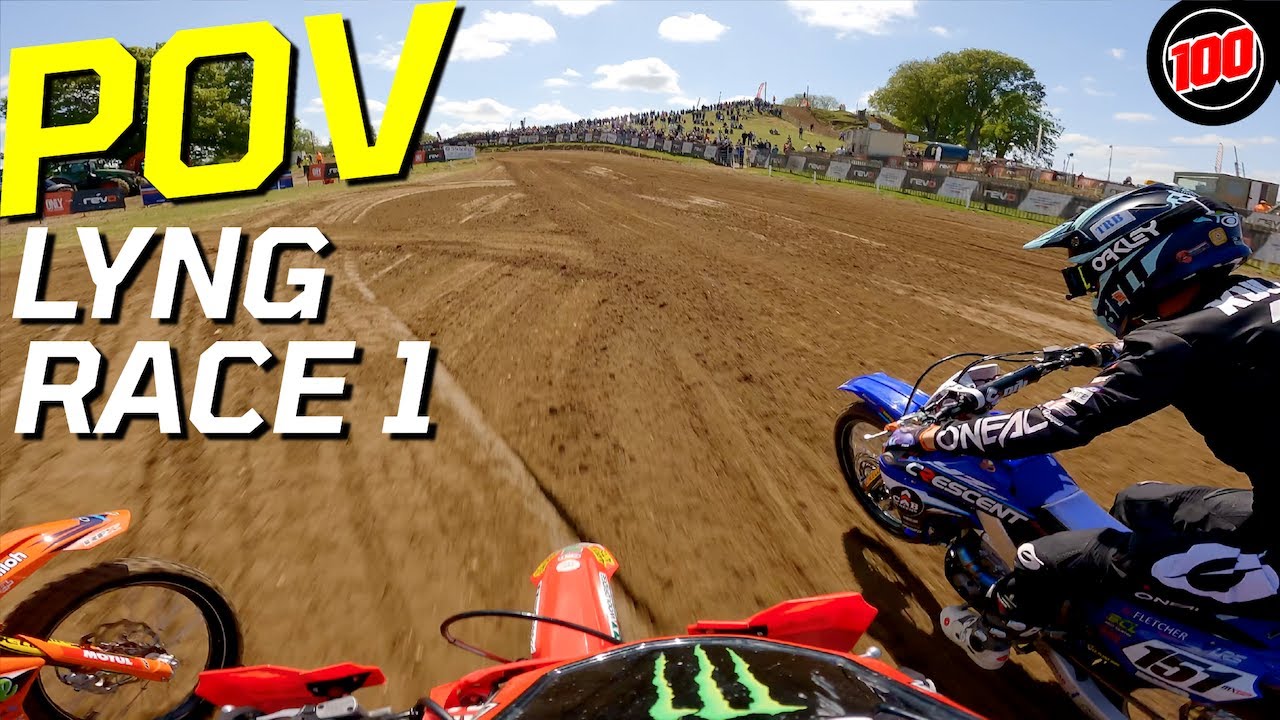 POV MY 1ST RACE AT LYNG | ACU BRITISH MOTOCROSS