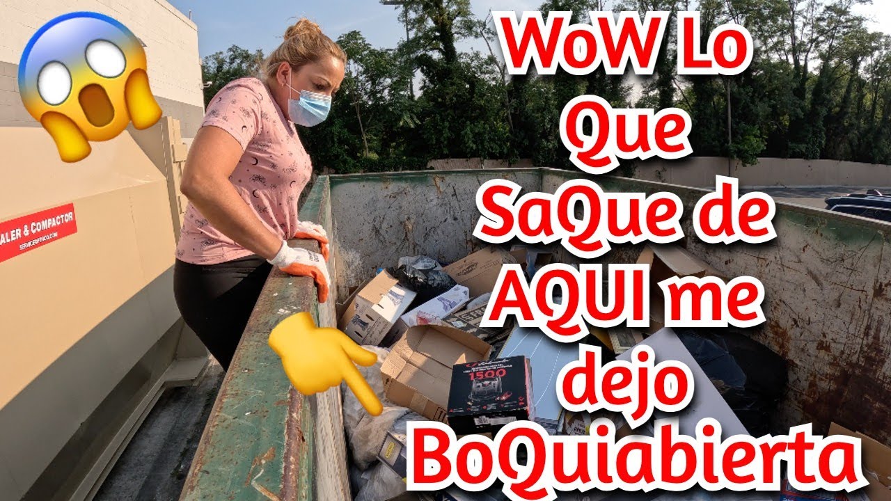 WoW Super Dumpster Lo Que SaQue de Aqui me dejo BoQuiabierta😱😳🇺🇸#NoemyBLaSalvadoreña