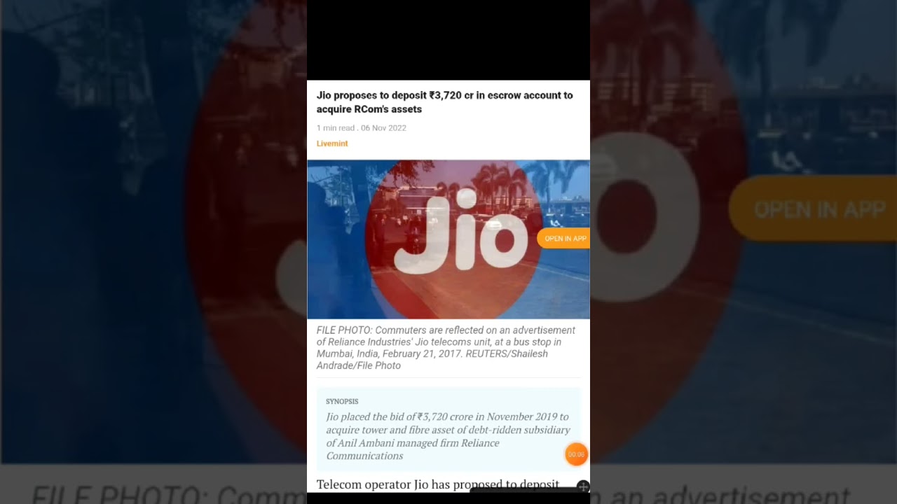 RCOM SHARE LATEST NEWS #shorts