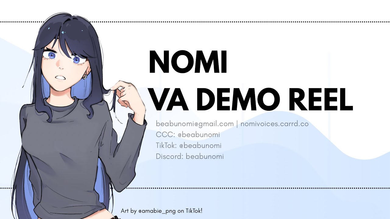 Nomi’s Voice Acting Demo Reel - Updated 