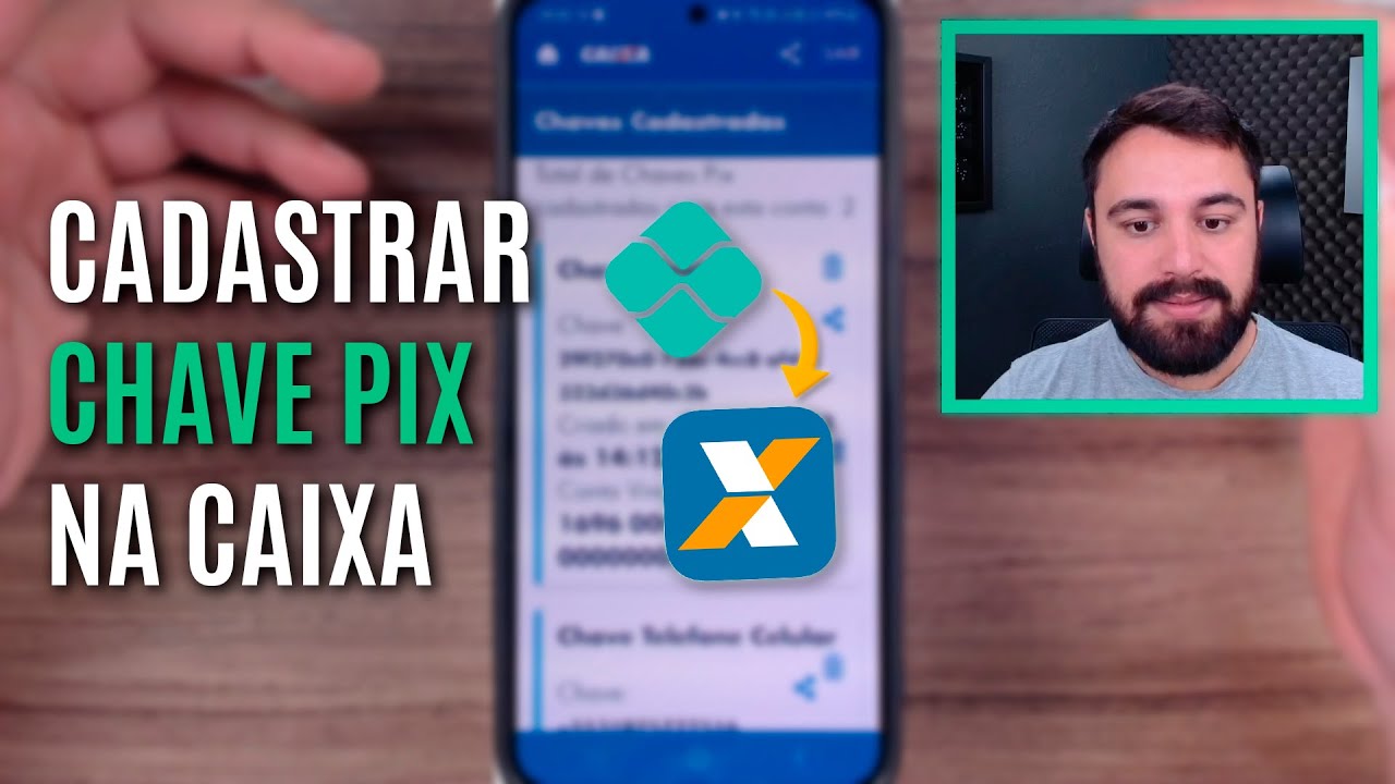 COMO CRIAR UMA CHAVE PIX ALEATÓRIA PELO APP DA CAIXA