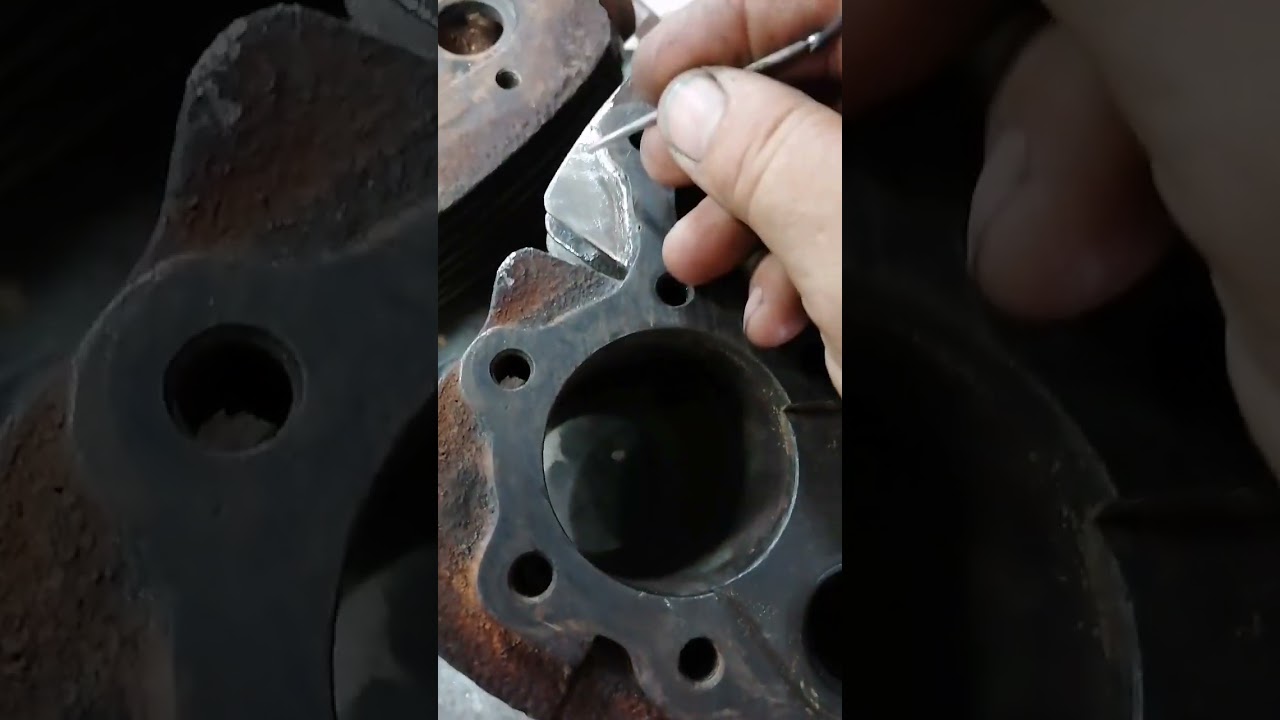 Z&uuml;ndapp 800 1933 replacement of broken cylinder fins