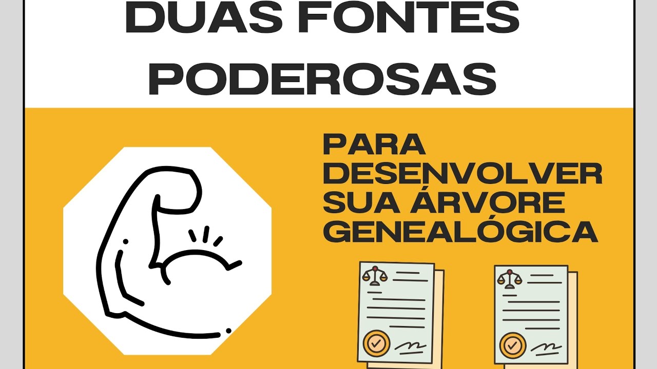 DUAS FONTES PODEROSAS PARA DESENVOLVER SUA ÁRVORE GENEALÓGICA #genealogia