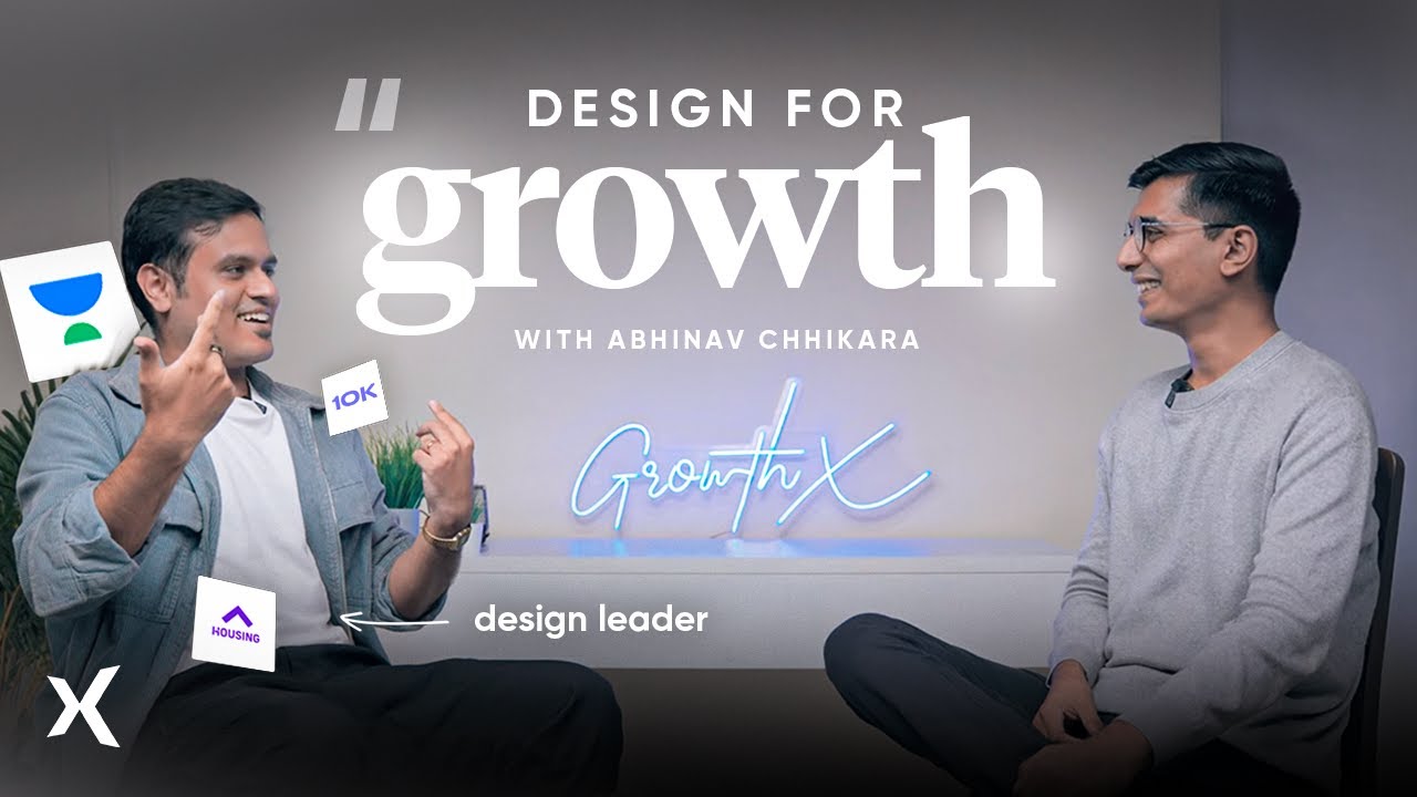 Building India's Biggest Design Community | 10K Designers Founder | GrowthX Podcast