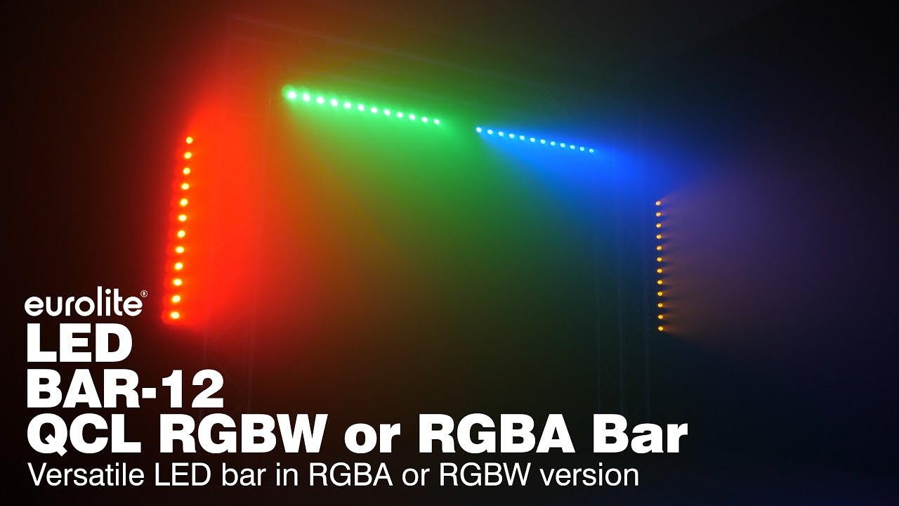 EUROLITE LED BAR-12 QCL in RGBA or RGBW