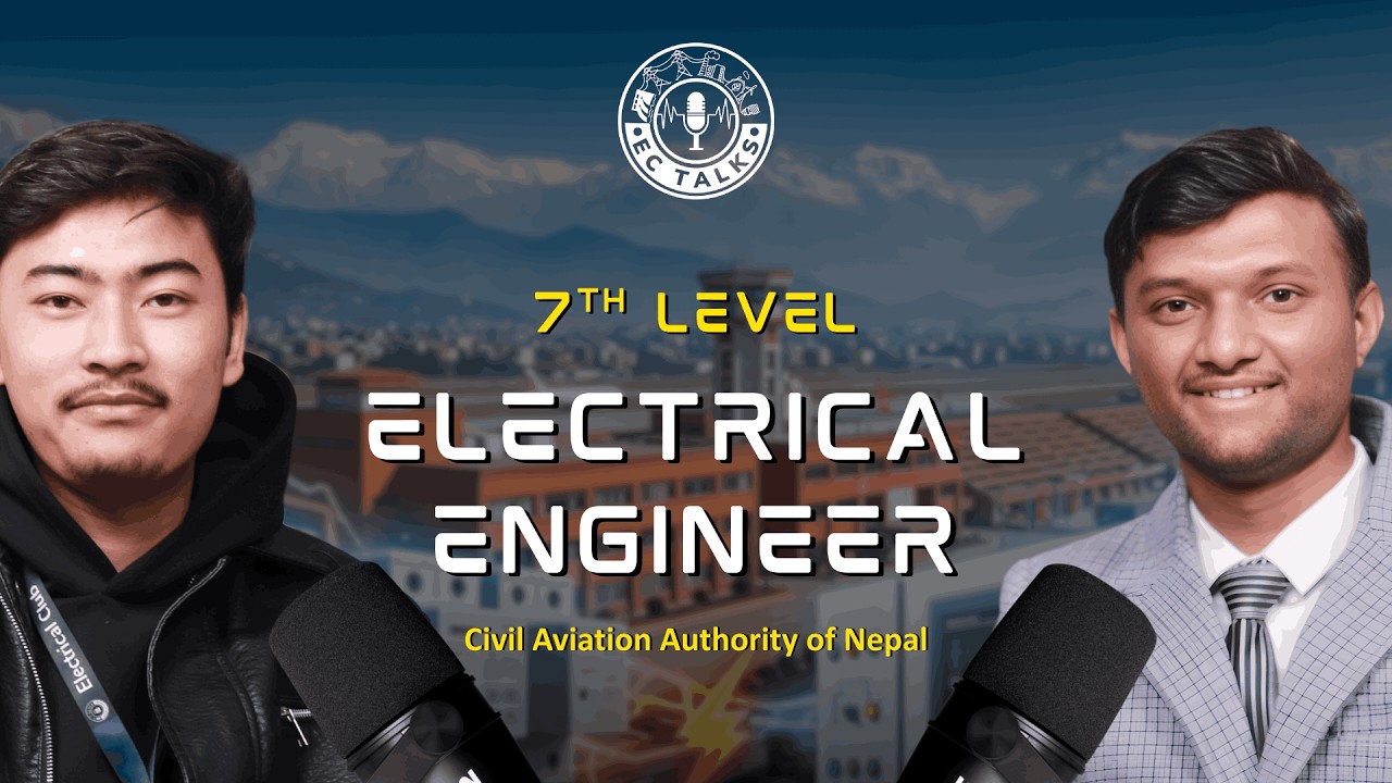 ⚡ EC Talks 3.0 | Aviation Electrical Engineering Insights | Madan Pokharel, 7th Level, CAAN