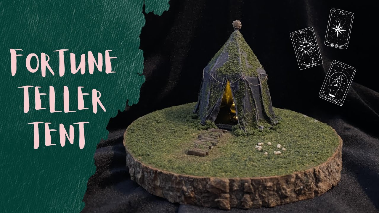 Miniature Medieval Witch Tent Diorama │ DIY Tutorial