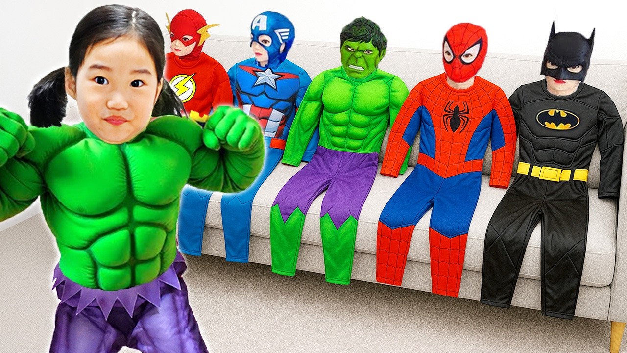 Boram dan Teman-teman Jadi Superhero 🦸‍♀️ Kerja sama tim super!