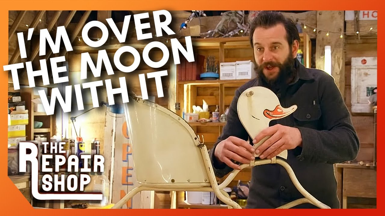 1950s Rocking Duck Chair Gets Quacking Makeover! | The Repair Shop
