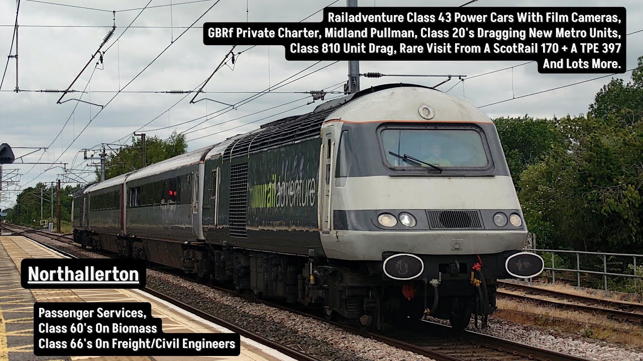 Trains At Northallerton - East Coast Mainline - In June 2025