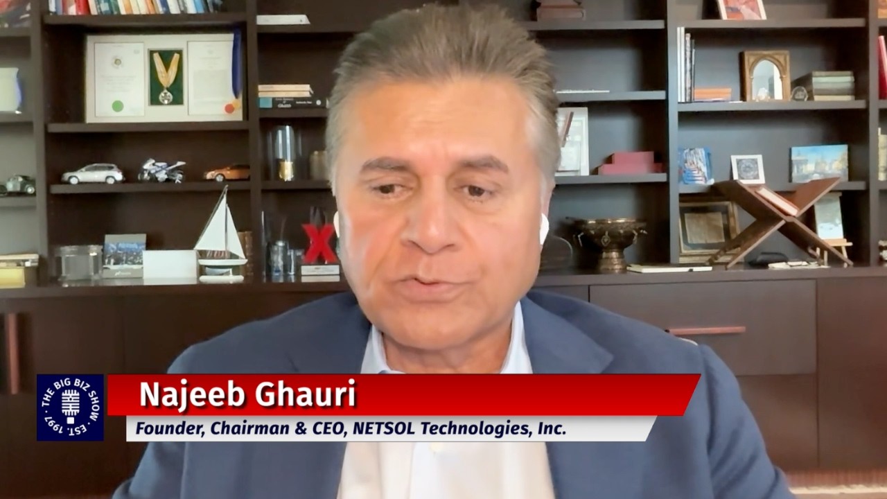 Najeeb Ghauri, Founder, Chairman & CEO of NETSOL Technologies, Inc. | The Big Biz Show