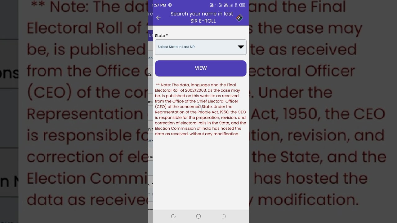 Sir 2026 voter verification..in 2002 year voter data mapping use .. info voter id details 2002year 