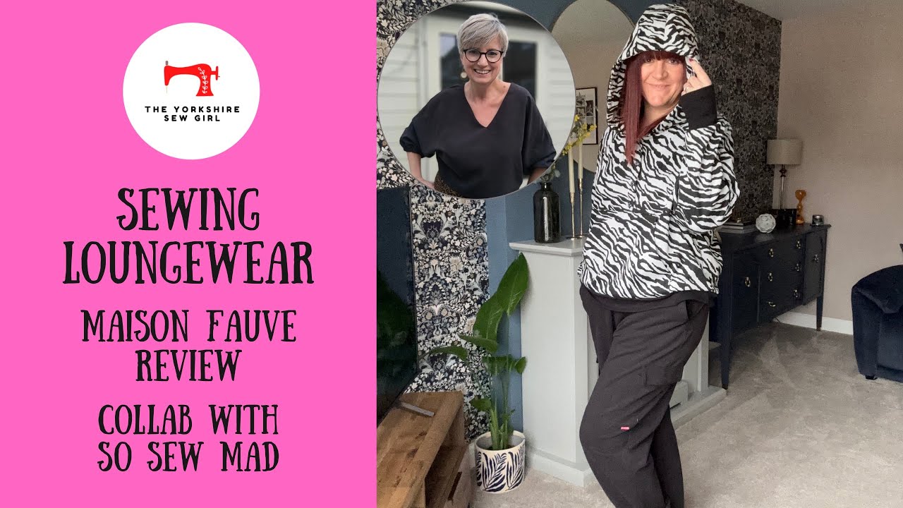 Пошив домашней одежды / Обзор Maison Fauve / Сотрудничество с So Sew Mad!