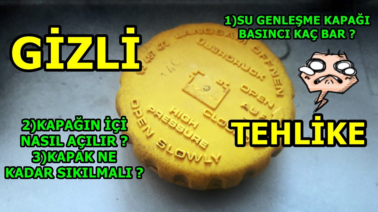 RADYOTÖR KAPAĞI HAKKINDA BİLİNMESİ GEREKENLER (SU GENLEŞME KAPAĞI) OPEL ASTRA G