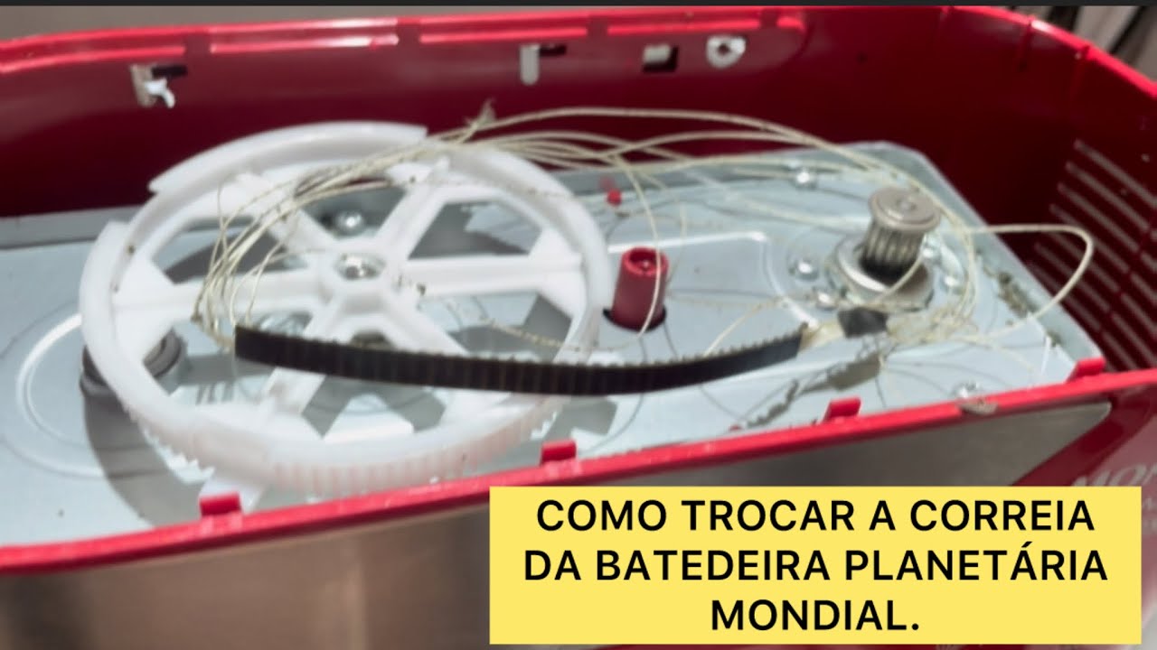 COMO TROCAR A CORREIA DA BATEDEIRA PLANETÁRIA MONDIAL.
