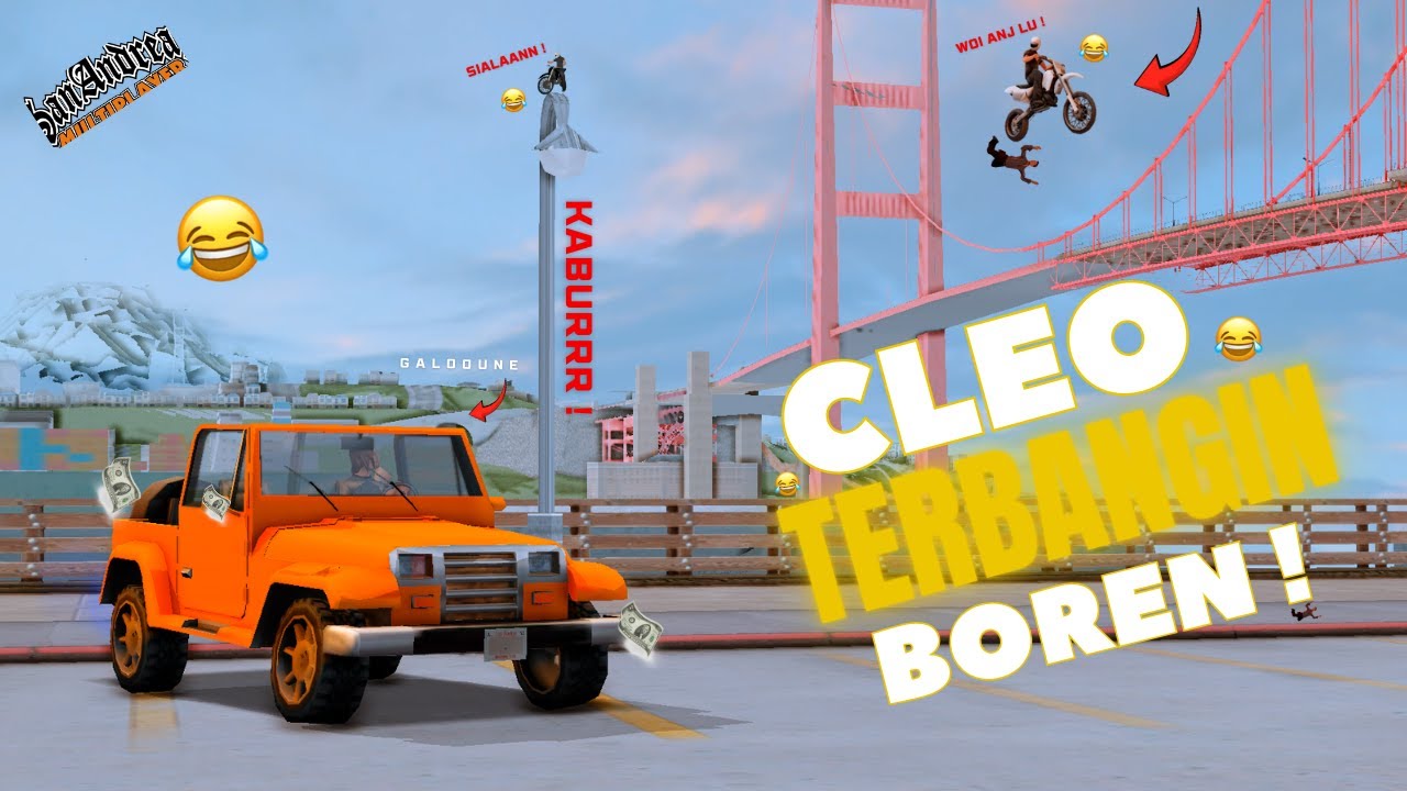 SHARE CLEO BOREN BISA TERBANGIN ORANG KE AWAN ! - GTA SAMP ROLEPLAY