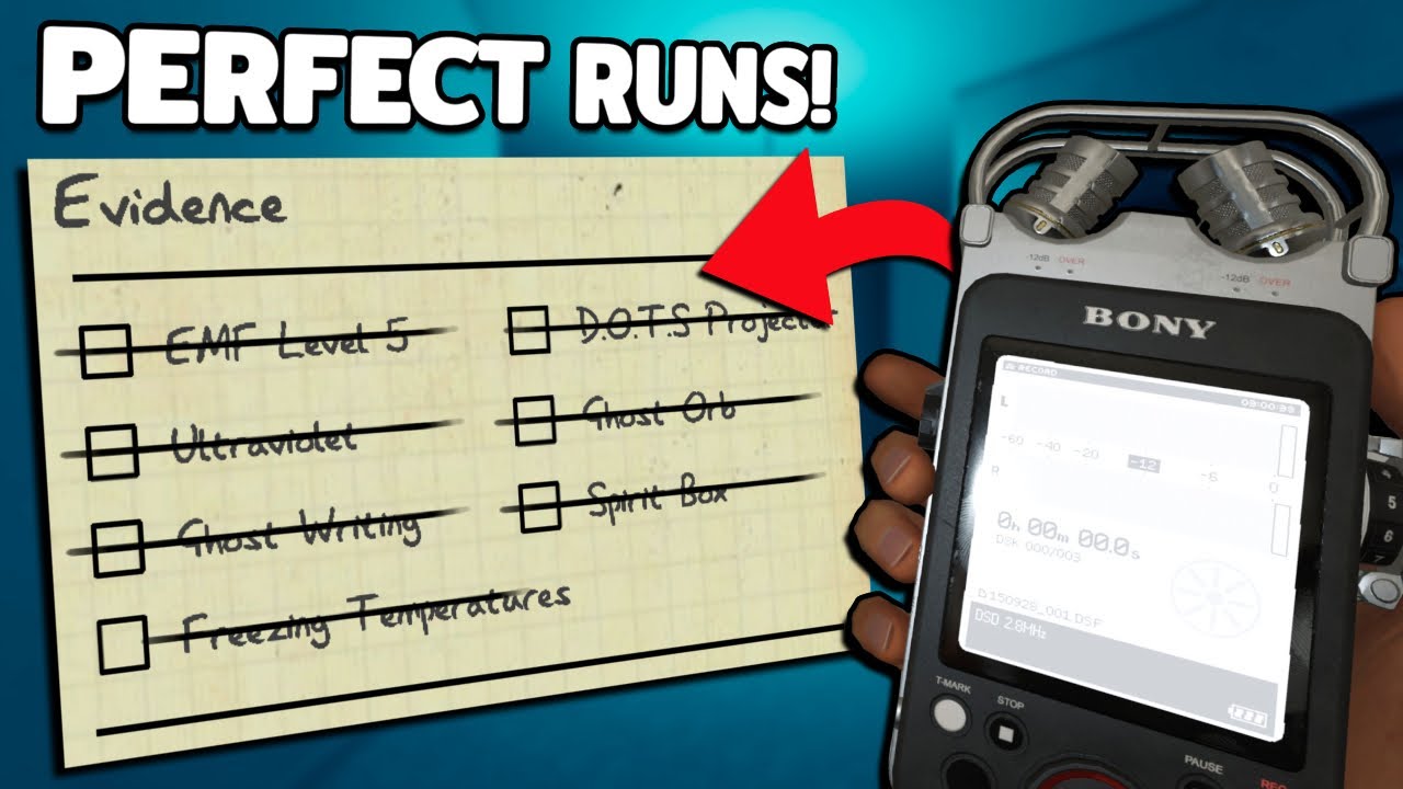 PERFECT No Evidence Runs on the NEW Update! | Phasmophobia