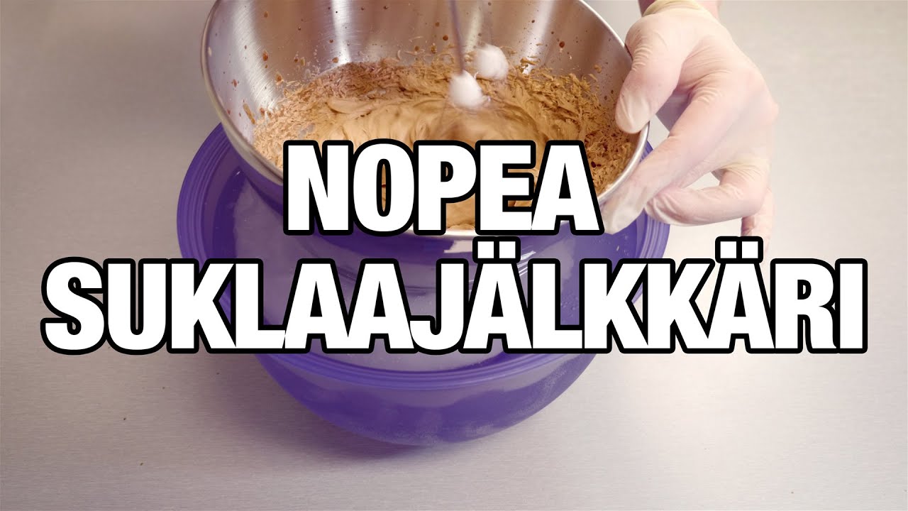 Suklaajälkiruoka, helppoa valmistaa 15 minuutissa tällä reseptillä