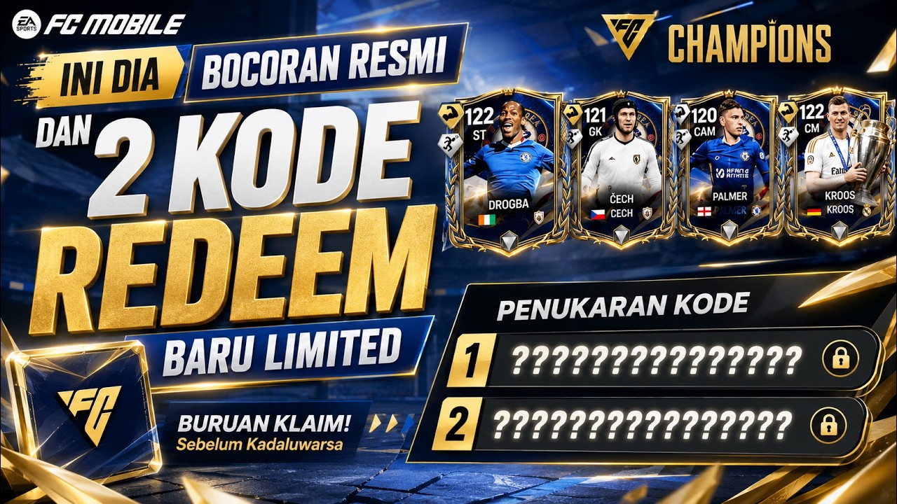BURUAN KLAIM 2 KODE REDEEM BARU & BOCORAN RESMI EVENT CHAMPION - TOP UP MURAH FC MOBILE BARONGSAY.ID