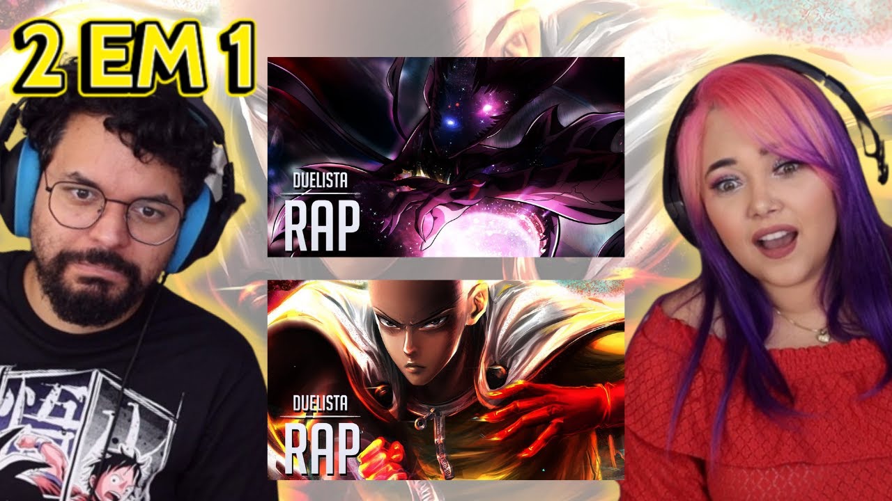 2 em 1 Duelista Rap do Garou Cósmico e Rap do Garou Cósmico // REACT