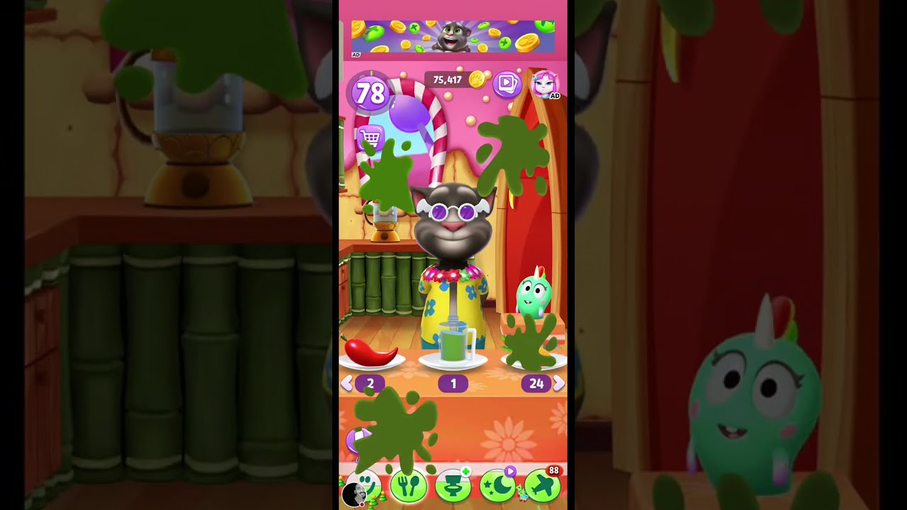 Talking Tom's (NEWYORK) Adventure! 🇲🇽 #shorts #live #london #trending #viraltom #funnycat #satisfyin