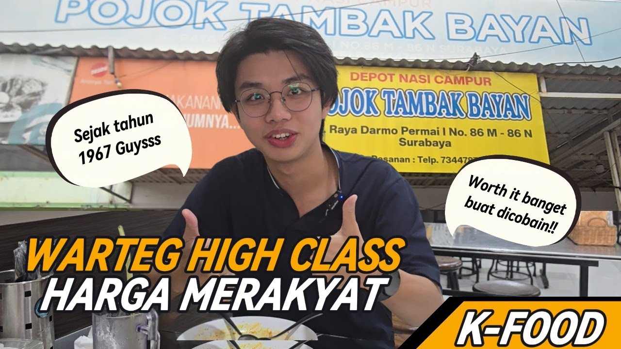 DULU JUALAN NASI CAMPUR DI  GEROBAKAN, SEKARANG CABANGNYA UDAH BANYAK ... !!! [K-FOOD]