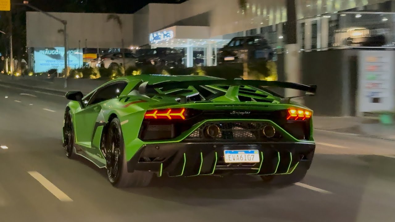 RONCO DE F1!!! LAMBORGHINI AVENTADOR SVJ ACORDAMOS SÃO PAULO COM O NOVO ESCAPAMENTO *João Vilkas*