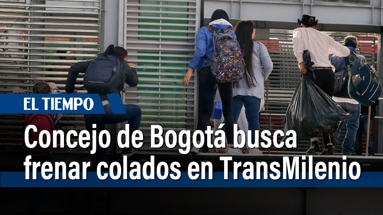 Concejo de Bogotá pide estrategias para reducir colados en TransMilenio | El Tiempo