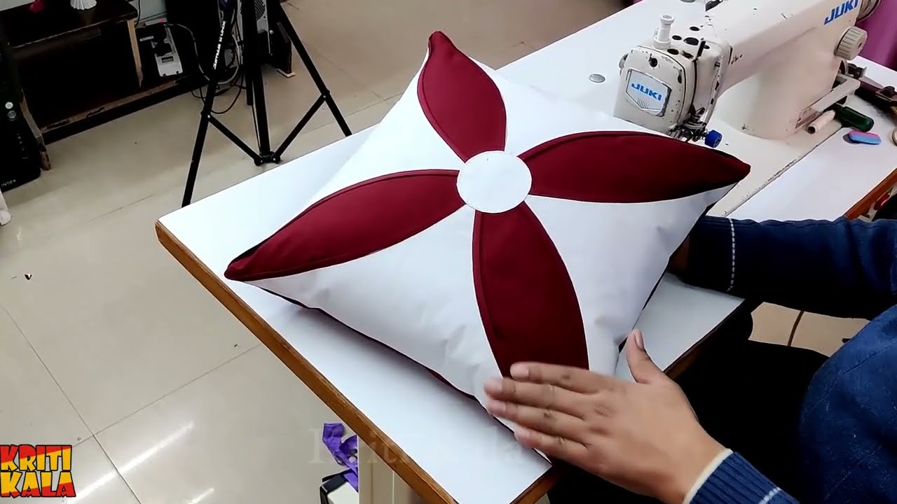 DIY CUSHION COVER | सुन्दर कुशन कवर घर मे बनाये | HOW TO MAKE BEAUTIFUL CUSHION COVER IN HOME