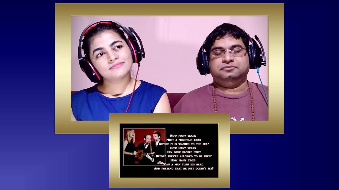 🇮🇳 Reaction to PETER, PAUL AND MARY Blowin In The Wind