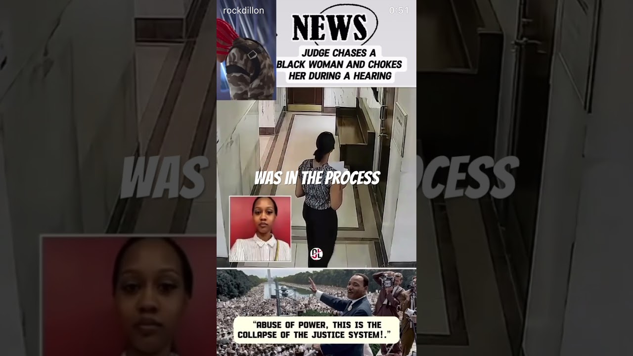 Judge resigns after video shows him grabbing Black woman around the neck #judge #court #theguilty