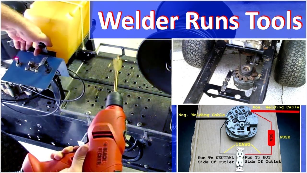 Alternator Welder Runs 120v Power Tools - How To