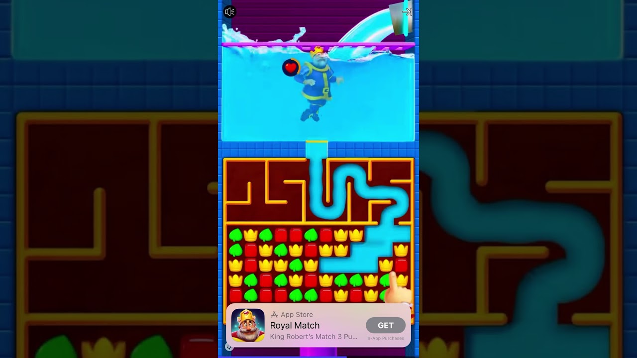 Royal Match Ads | Toxic Water / Diving The Water