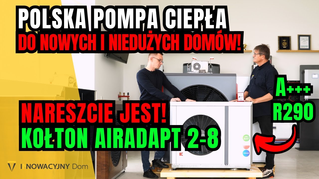 Świetna modulacja i najwyższa jakość - Pompa ciepła KOŁTON Airadapt 2-8 dedykowana do nowych domów!