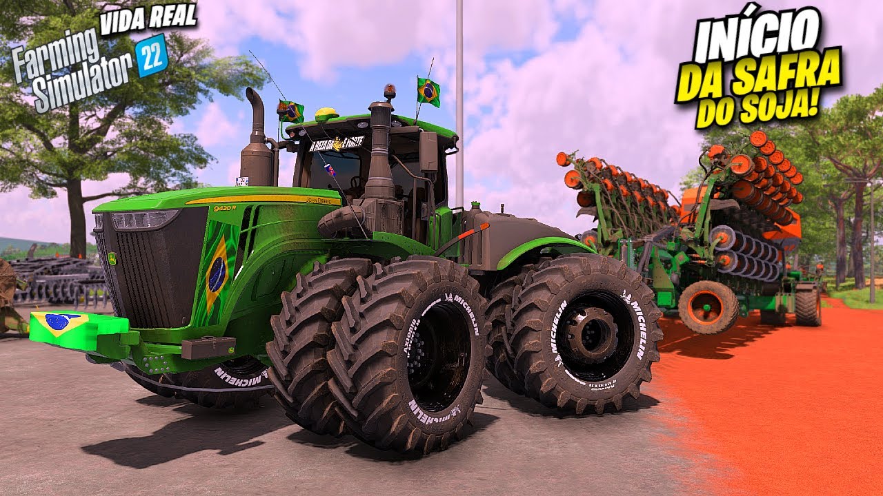 ROTAÇÃO De Culturas Na Fazenda!! Início Da Safra de Soja - Farming Simulator 22 - Kampmann's V2
