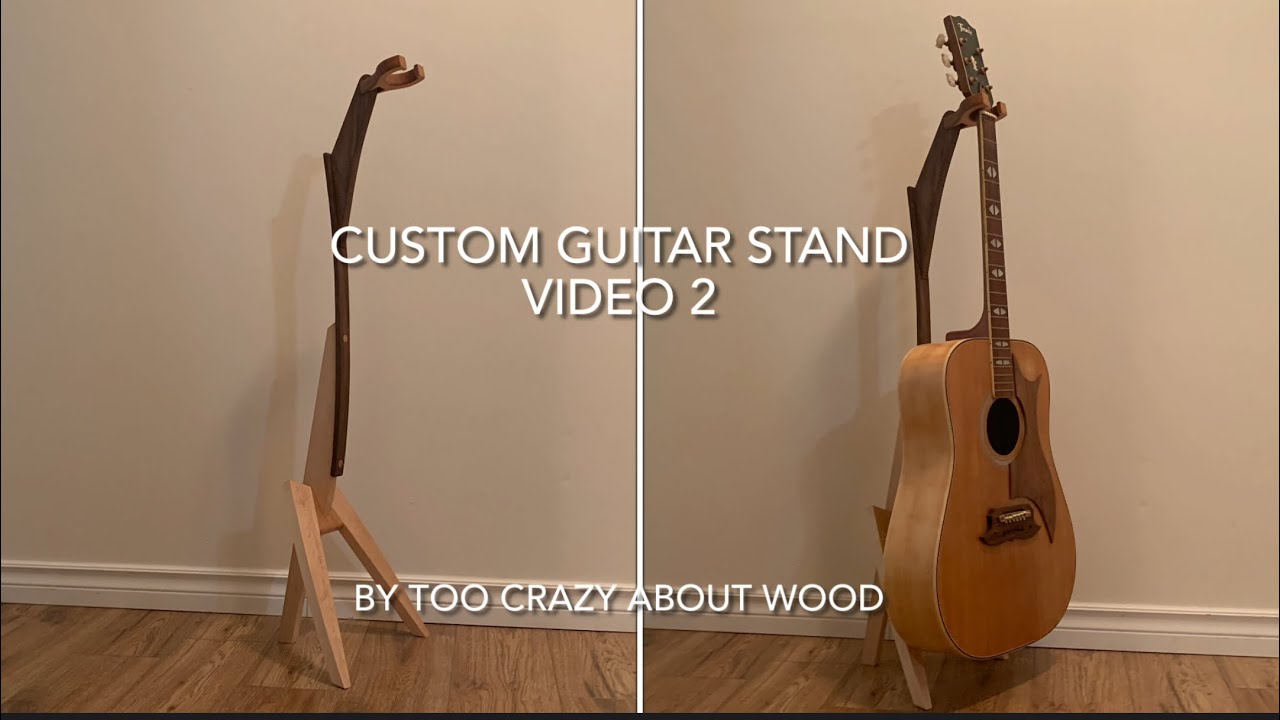 Custom guitar stand video 2