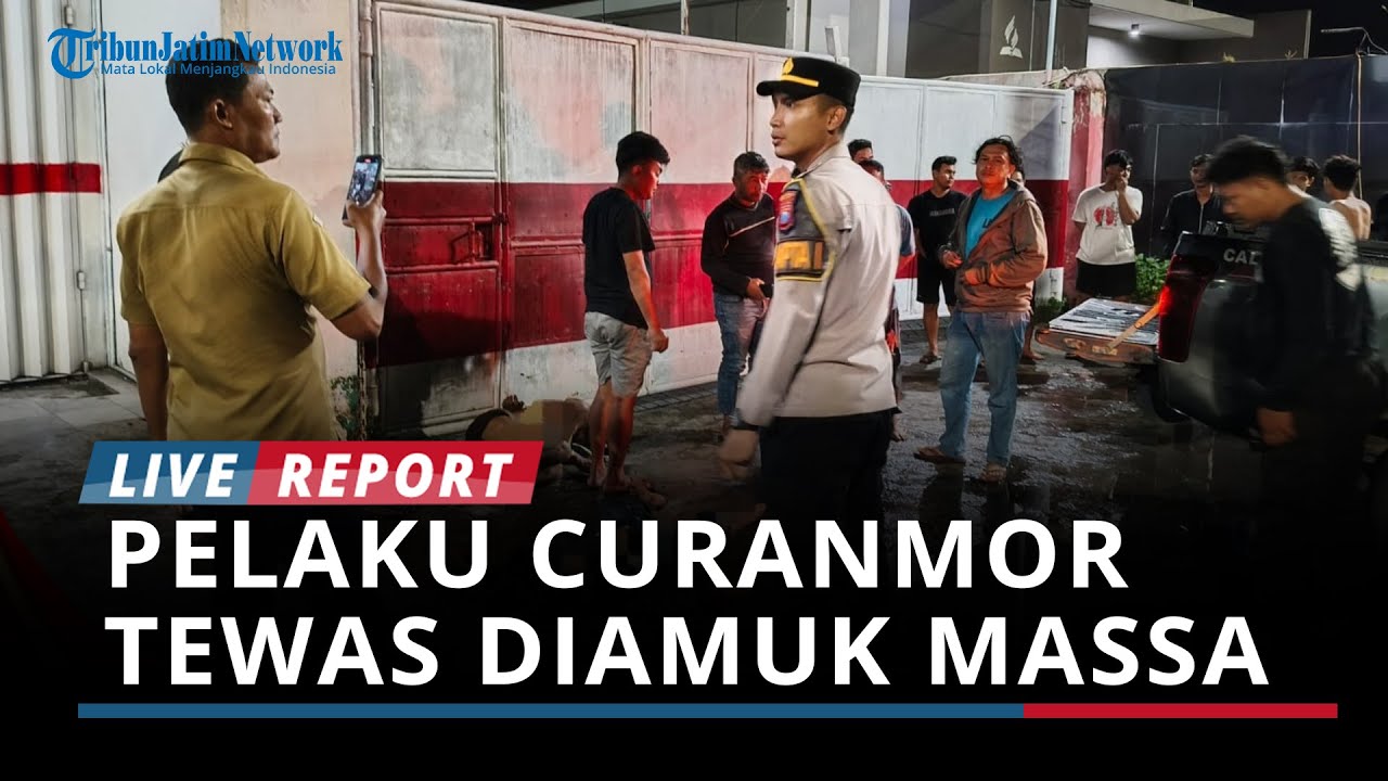 Nekat Curi Motor di Kebomas, Satu Pelaku Curanmor Tewas Diamuk Massa