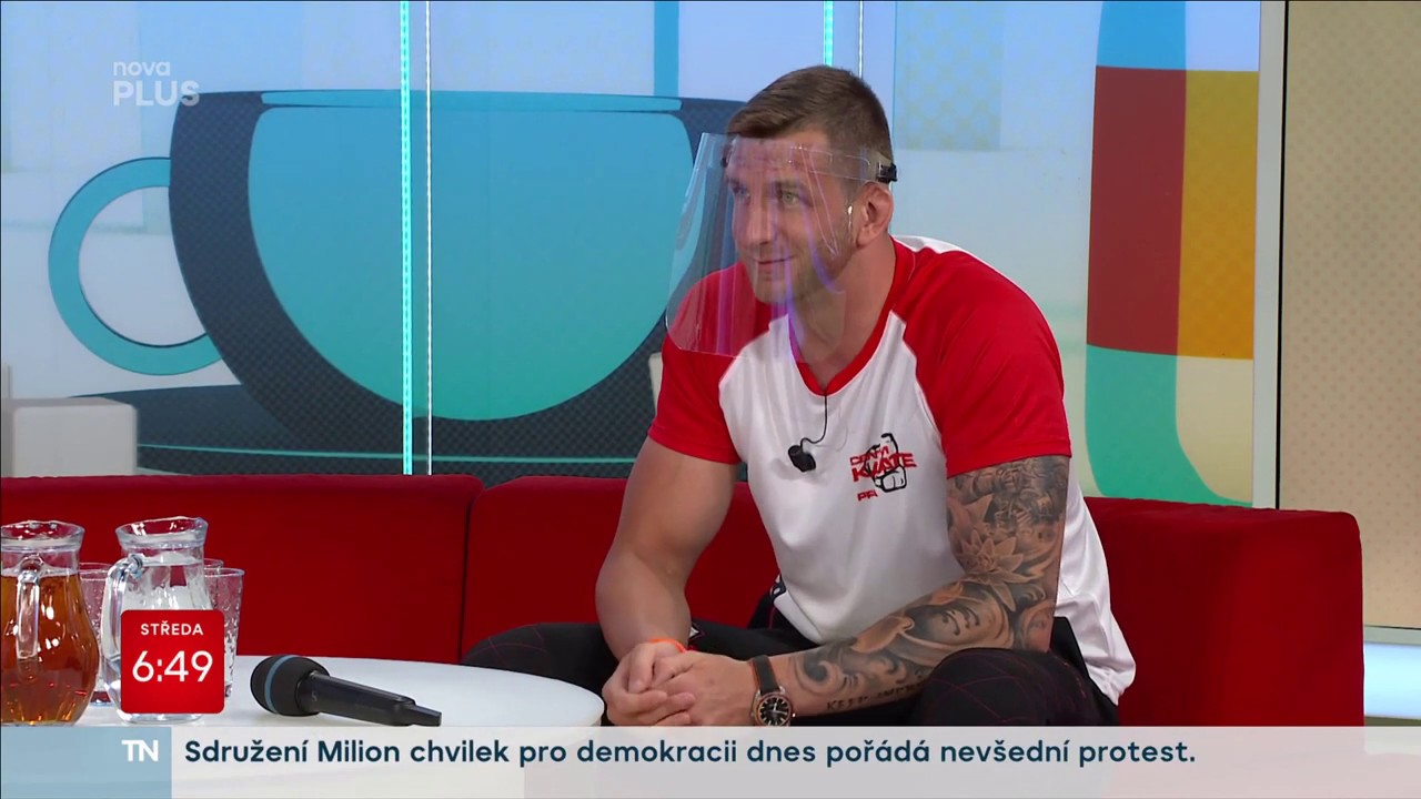 Jakub Štěpán ve Snídani s Novou - tradiční karate