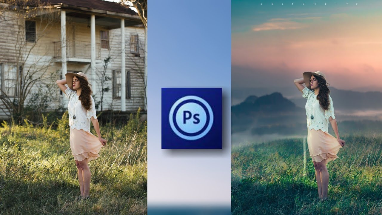 ps touch tutorial || background change easy technique|| Lightroom editing