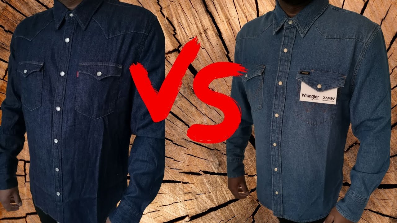 Which Denim Shirt Is Best For You? Levis vs Wrangler | Mens Denim Shirt