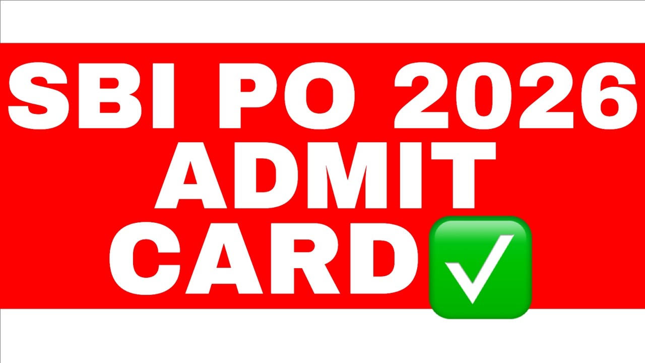 SBI PO ADMIT CARD
