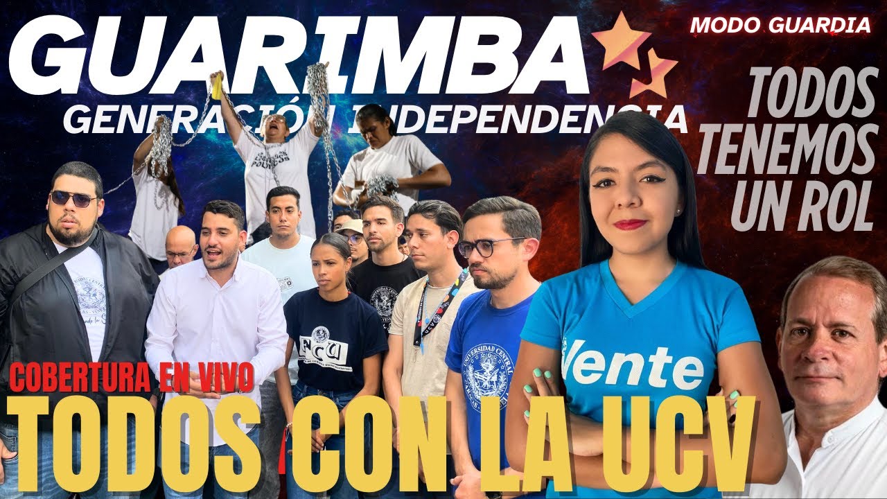🔴 VENEZUELA EN VIVO - TODOS CON LOS ESTUDIANTES DE LA UCV - AMNISTÍA YA! - COBERTURA EN VIVO