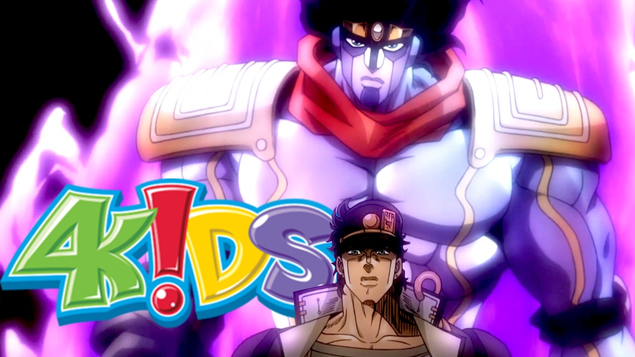 JoJo's Part 3 but it's a 4KIDS opening