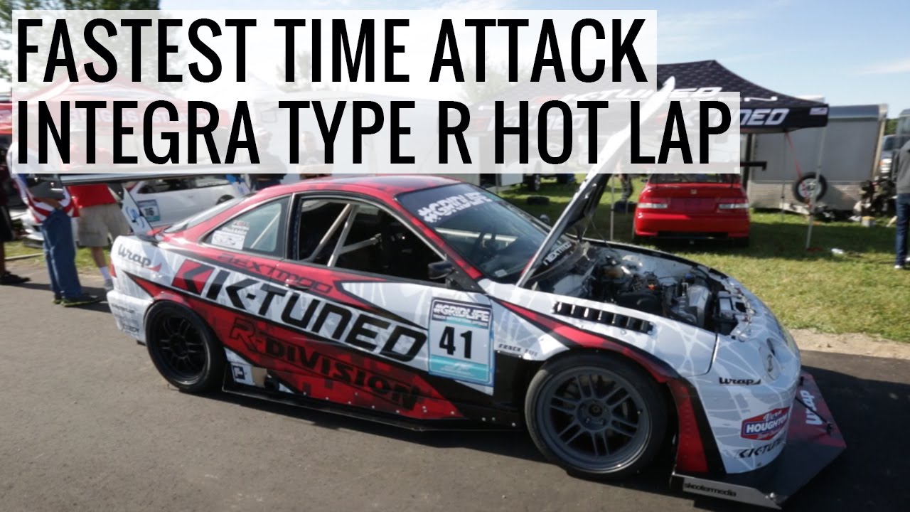 Integra Type R с самой быстрой атакой по времени побила рекорд FWD на GridLife
