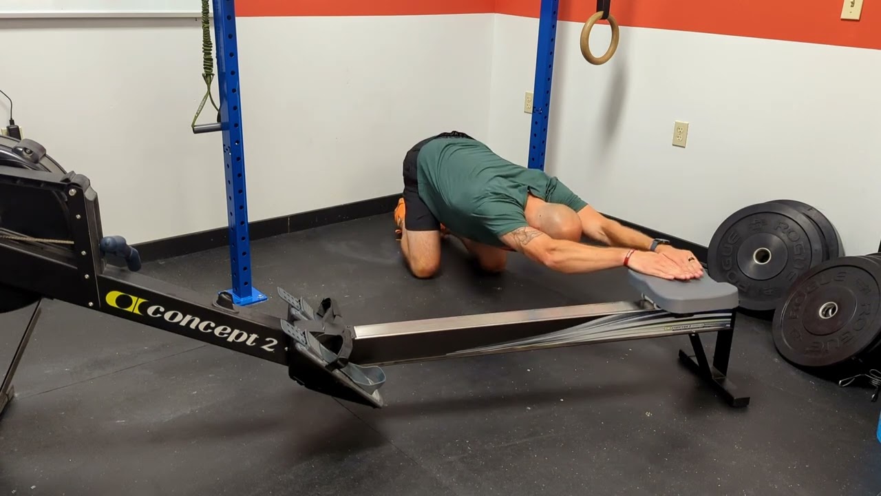 Stretch - Lats - Rower Seat