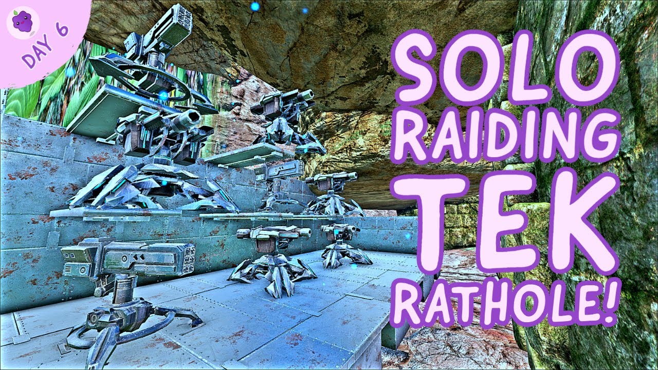 Raiding The Most OP Rathole On Ark! - Solo Small Tribes - Day 6